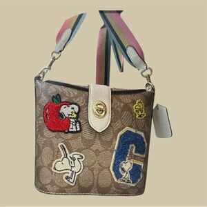 Coach x Peanuts Adele with Colorful Patches